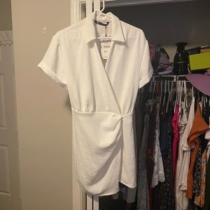 Zara white dress NWT